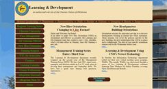 Desktop Screenshot of choctawnationlearning.com