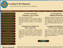 Tablet Screenshot of choctawnationlearning.com